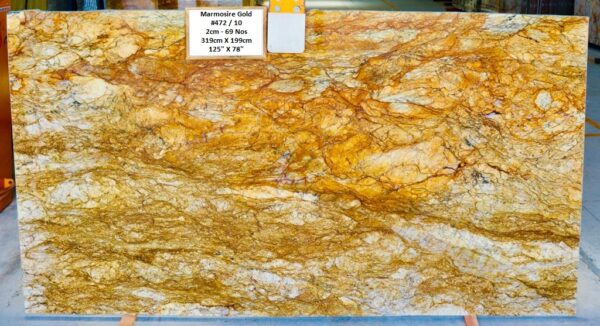 Marmosire Gold Granit Rohtafeln